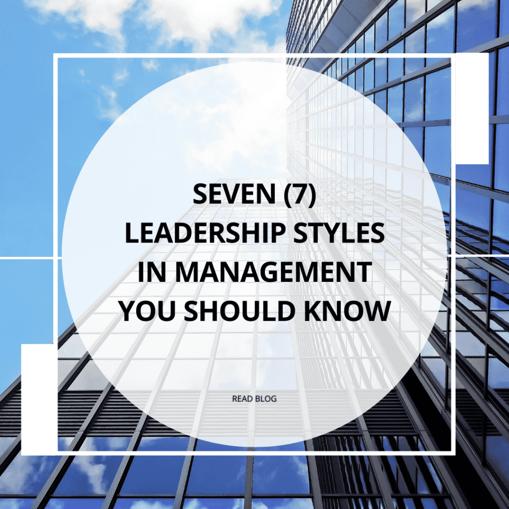 Leadership Styles In Management
